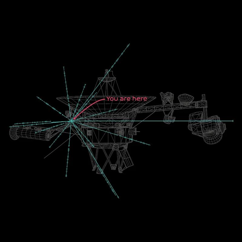 Voyager Pulsar Map Golden Record Space Probe