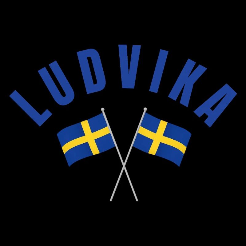 Ludvika Sweden Flags