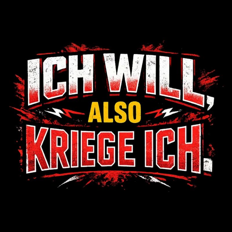 Ich Will also Krieg Ich – Statement für Gewinner