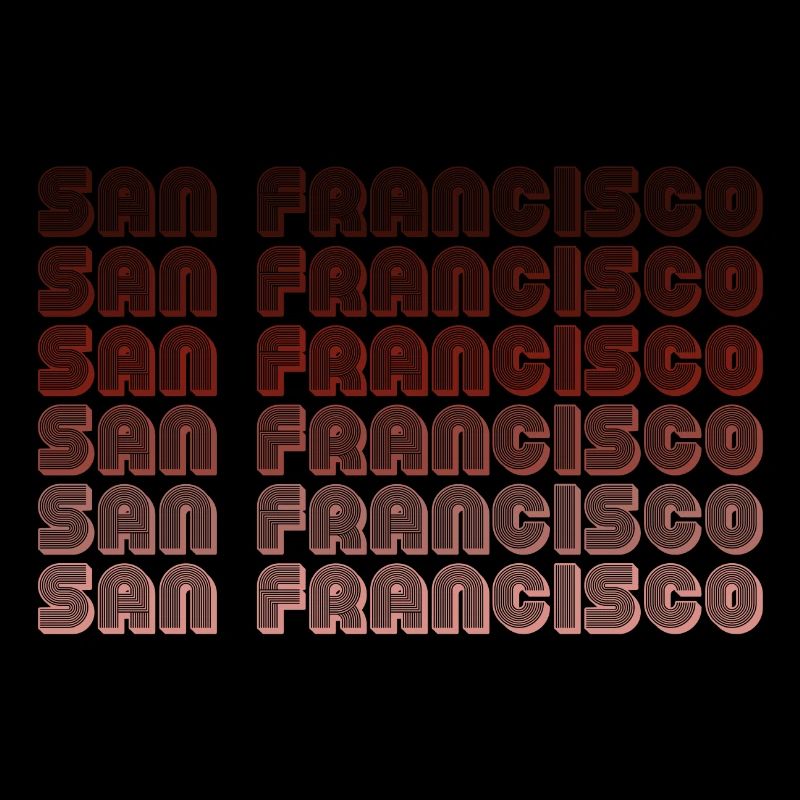Motif de gradient de grille de San Francisco