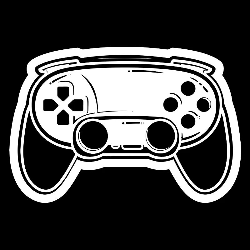 Video Game Controller Drawing