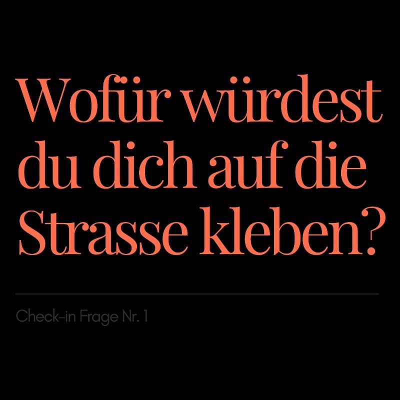 Check-in Question No. 1