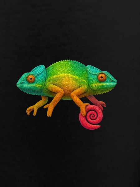 Rainbow Chameleon Lollipop