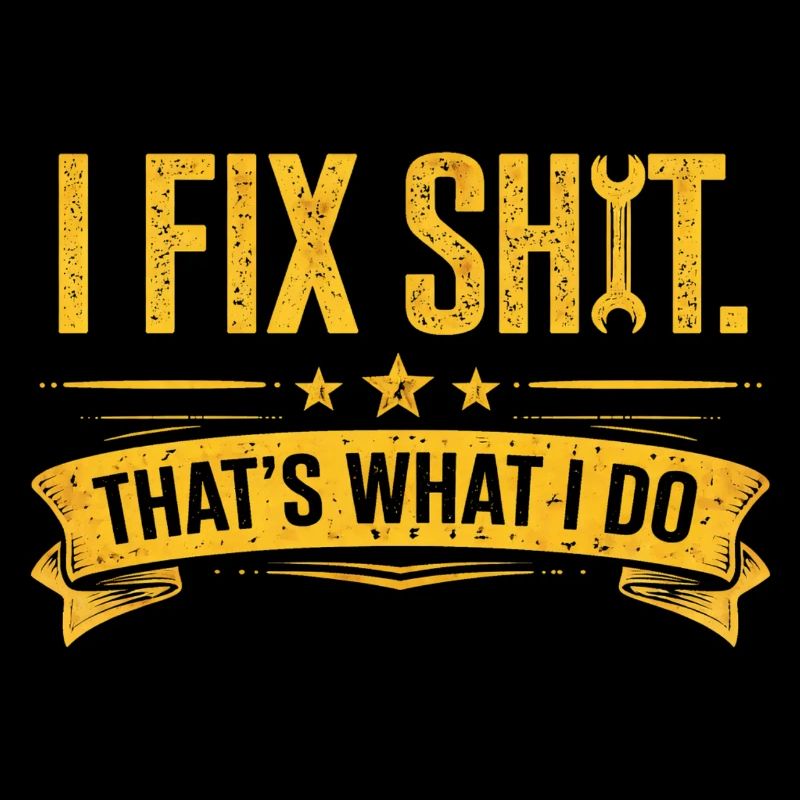 I Fix Shit—That’s What I Do Handwerker Mechaniker