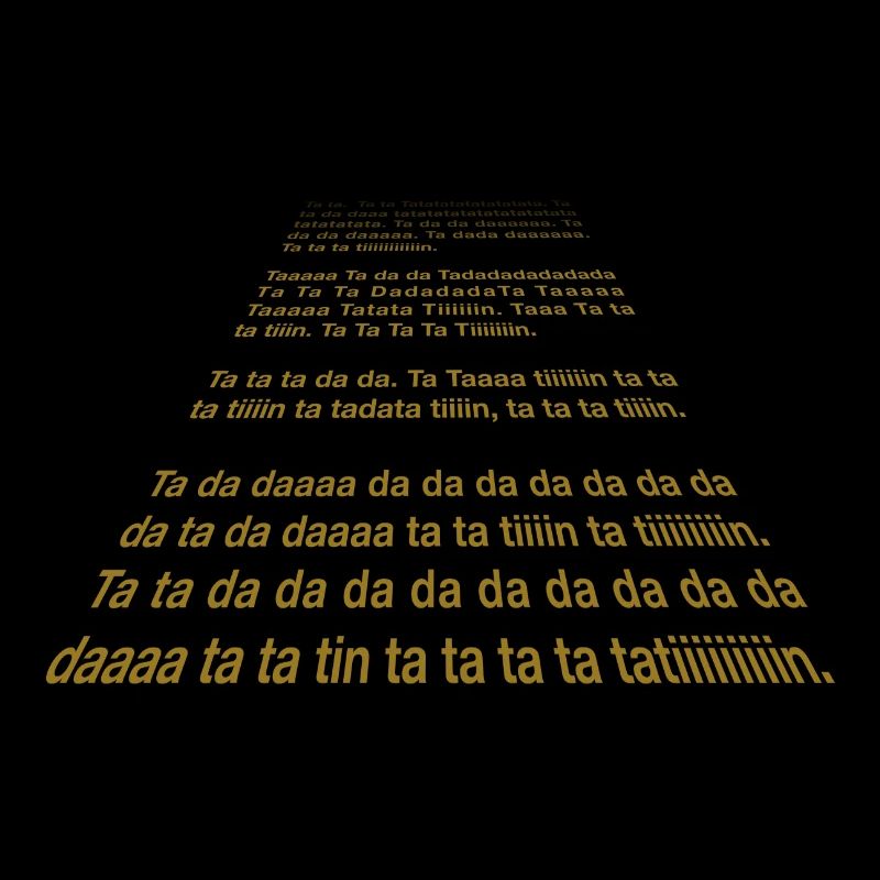 Ta ta da da ta ta tin