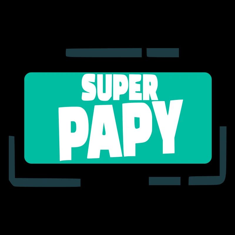 Super Papy Illustration Colorée