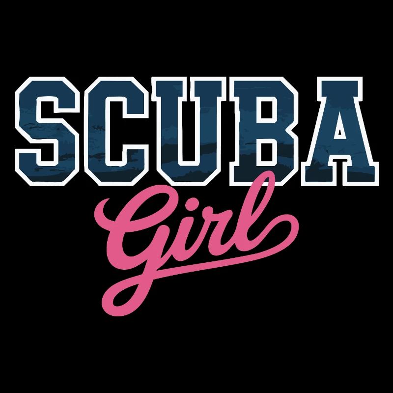 Conception de fille de plongée