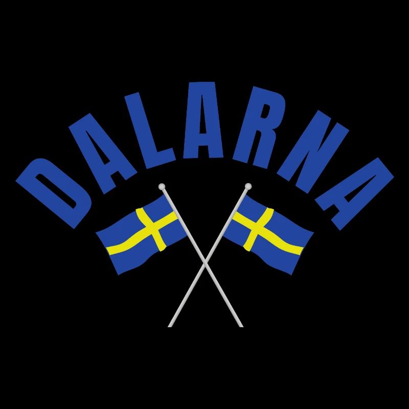 Drapeaux de Dalarna, Suède