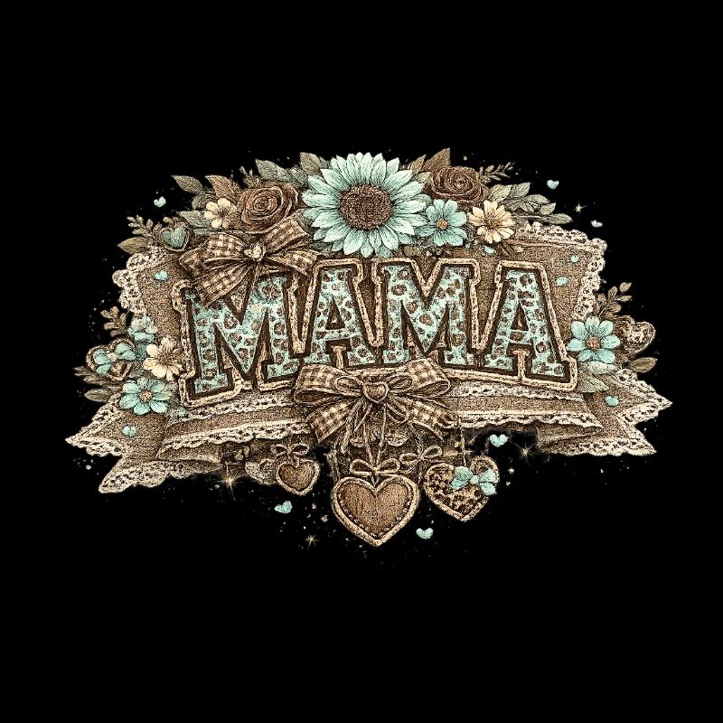 Vintage Mama Türkis | Muttertagsgeschenk