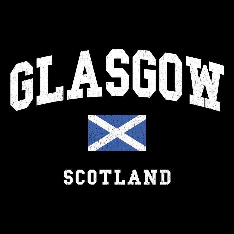 Graphique du drapeau de l’Écosse de Glasgow