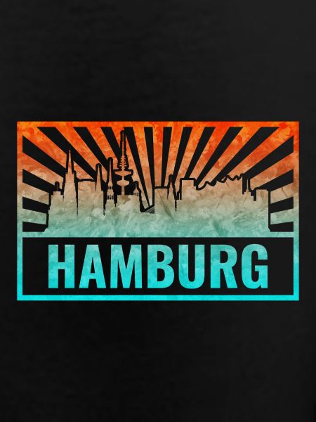 Hamburg Skyline Gradient
