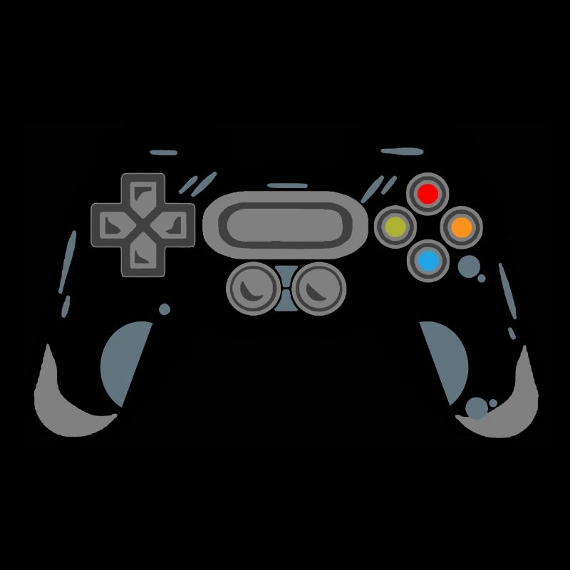 Retro Controller Silhouette