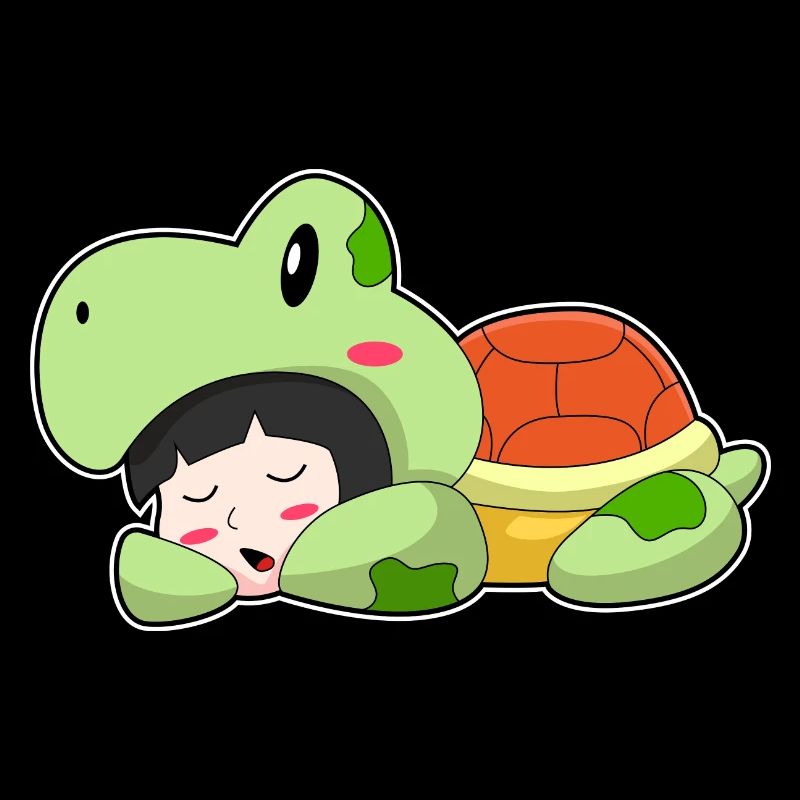 Turtle sleeping