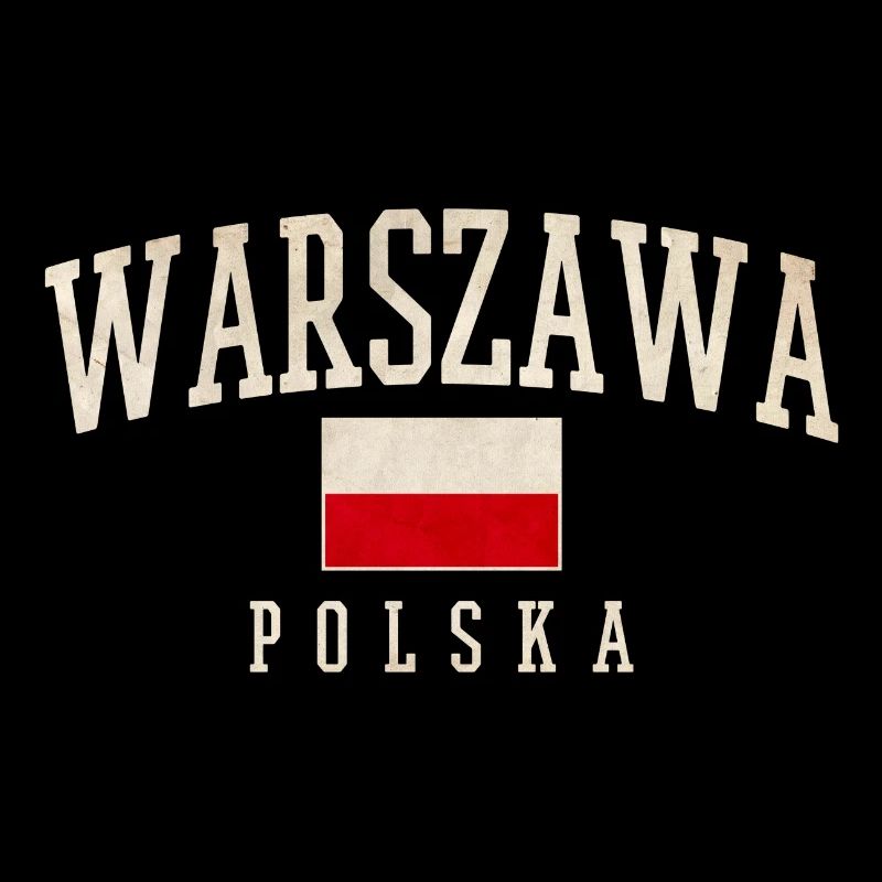 Varsovie Pologne Drapeau Style