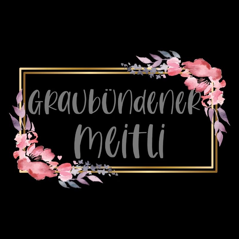 Schweiz Graubünden Mädchen Heimat Geschenk
