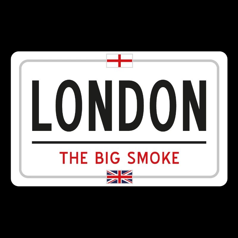 Panneau de nom de lieu de Londres