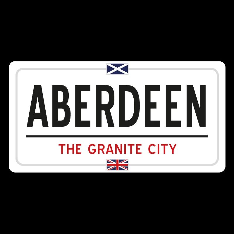 Panneau de la ville d’Aberdeen