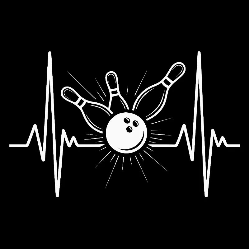 Vivid Bowling Ball Illustrations