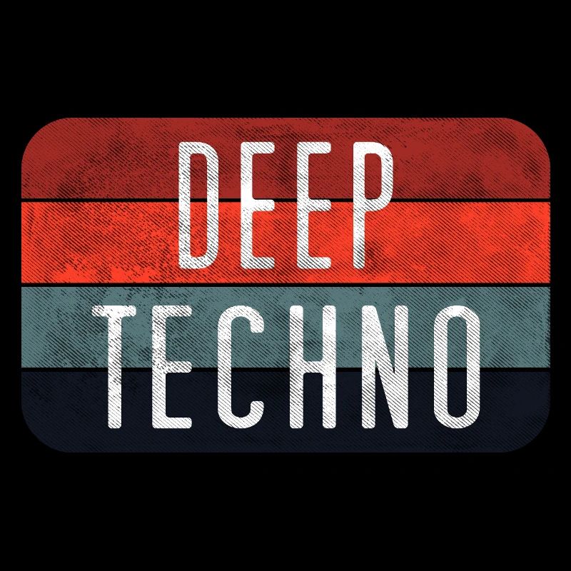 Deep Techno Gradient Stripes