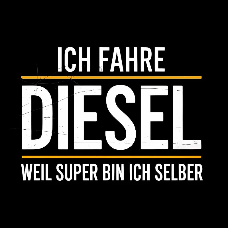 Je conduis du diesel parce que je suis super moi-même
