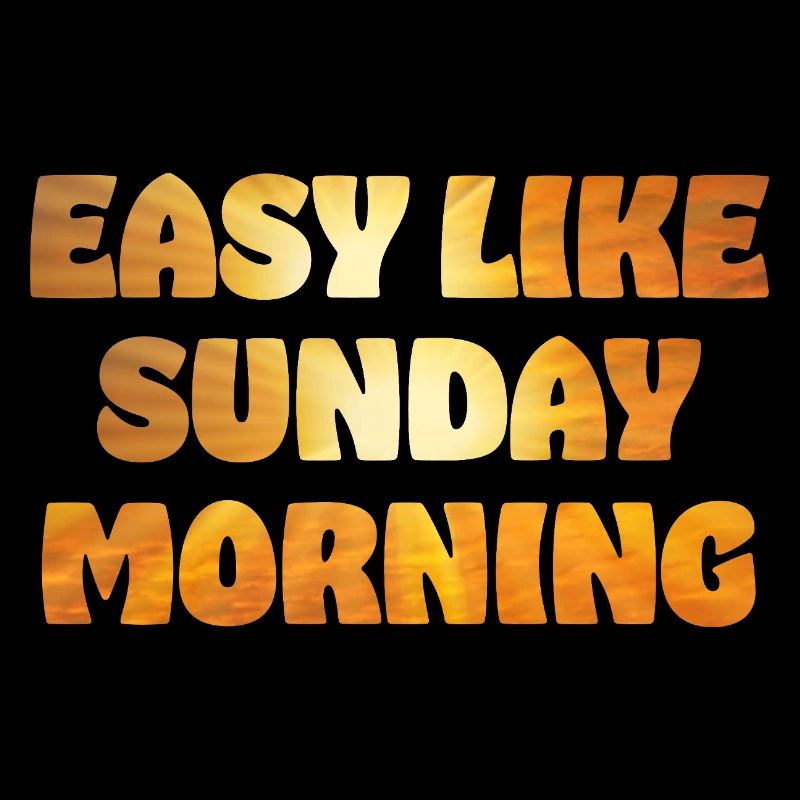 Facile comme le look doré du dimanche matin