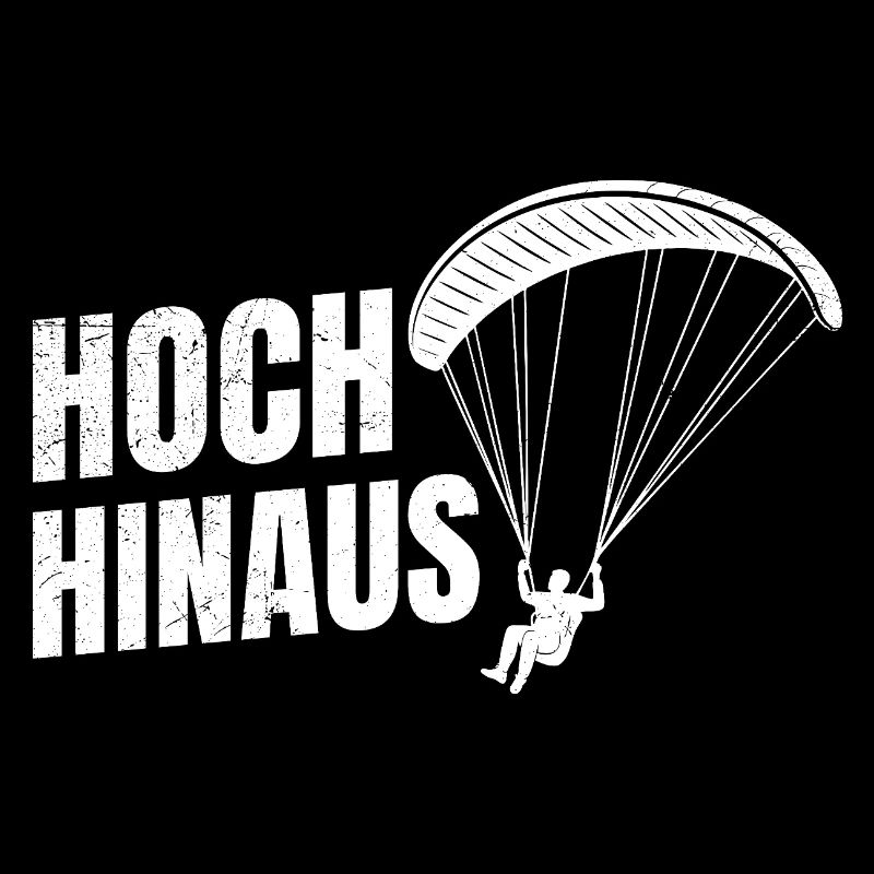 Paraglider Gift HIGH UP FUNNY