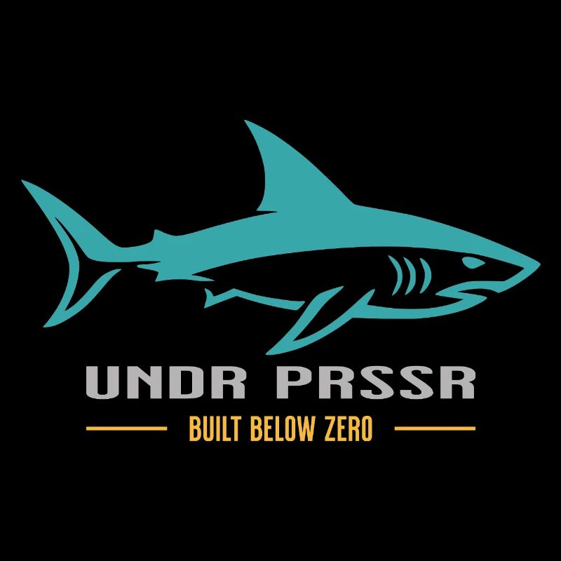 Requin UNDR PRSSR Plongeur Plongeur Construit en dessous de zéro