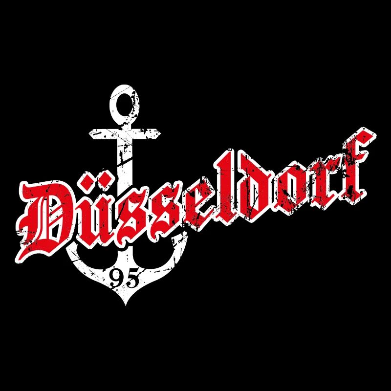 Düsseldorf mit Anker