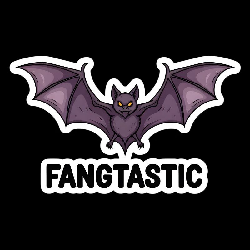 Fangtastic Cartoon Bat