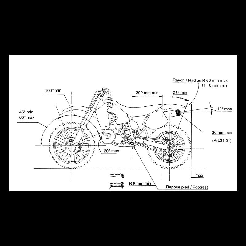 Motorcycle Blueprint: Custom Chopper