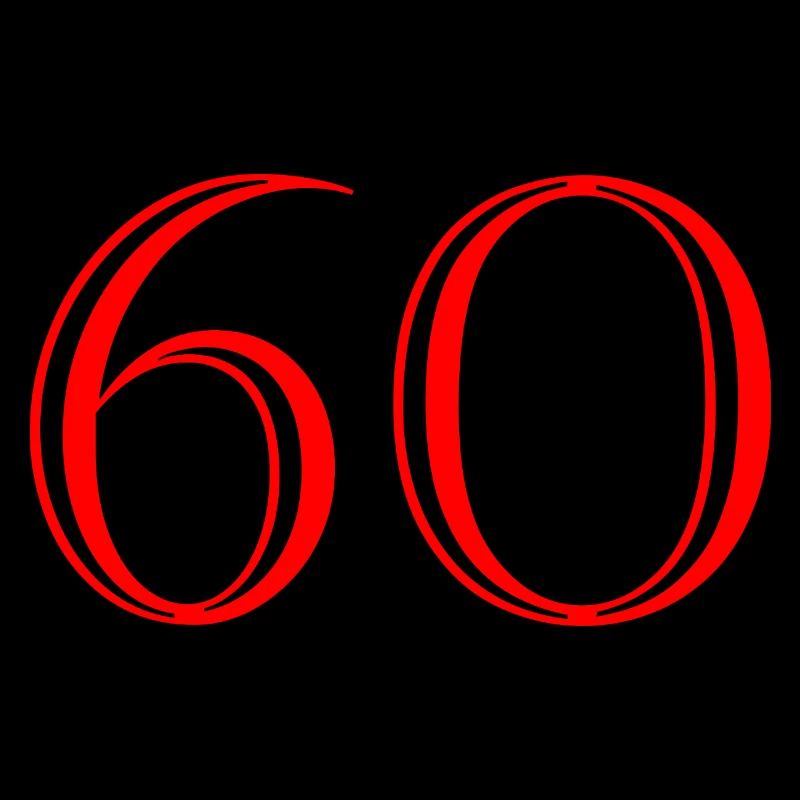 60. 60 ANS. 60e ANNIVERSAIRE. ANNIVERSAIRE 60 ANS.