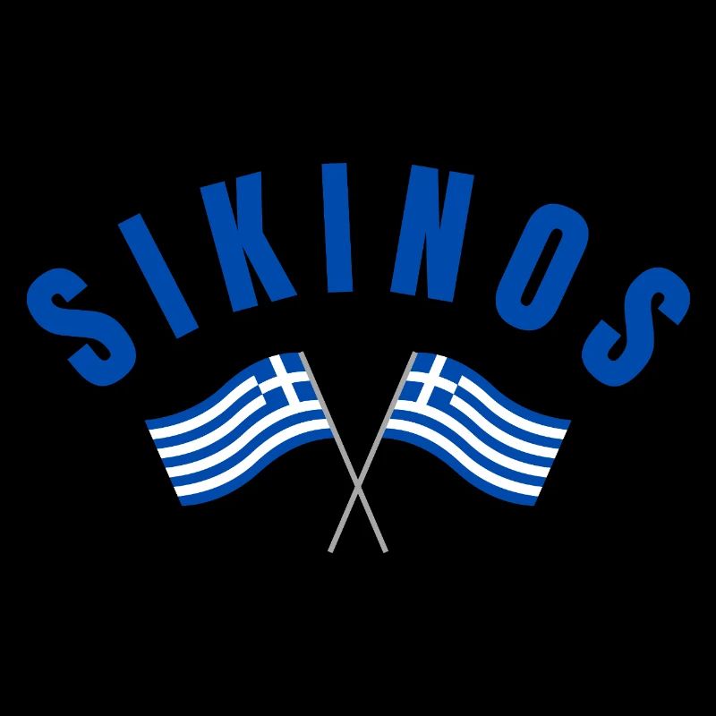 Drapeaux grecs de Sikinos