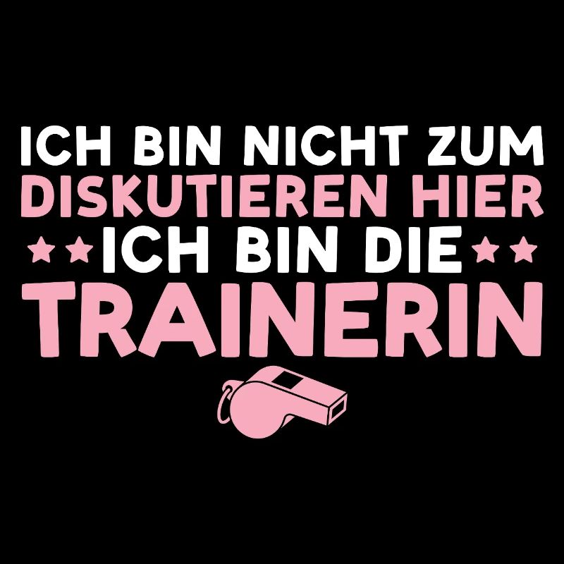 Trainerin Nicht zum diskutieren hier Coaching