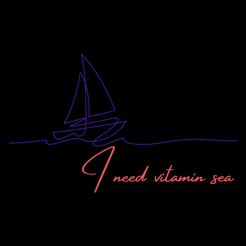Motif de la navigation en mer vitaminée
