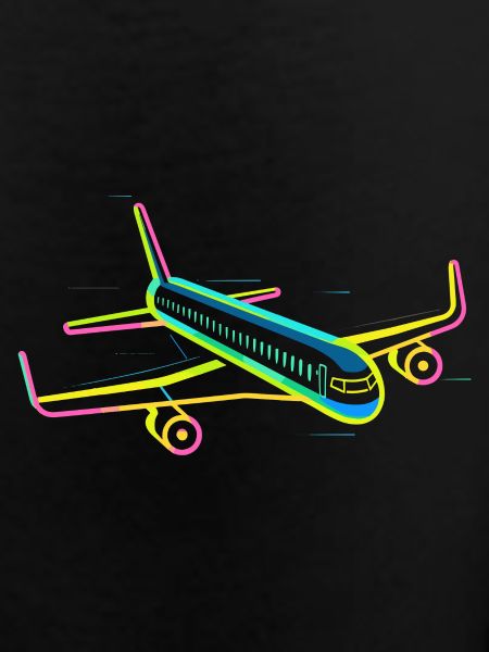 Retro Airplane Graphic