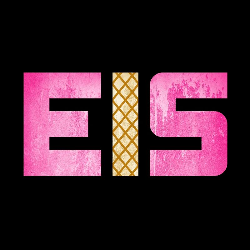 Eis Waffel Eisdiele Eiscreme Eiskrem Sommer pink