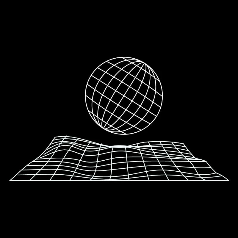 Conception futuriste du globe en grille