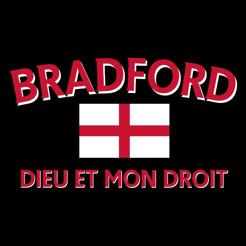 Drapeau de Bradford avec devise