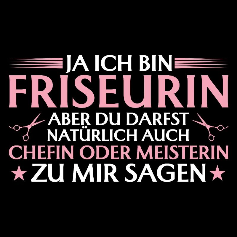 Friseurin Chefin oder Meisterin