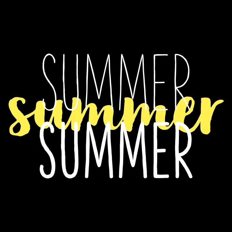 Summer Typo Overlay Yellow Script