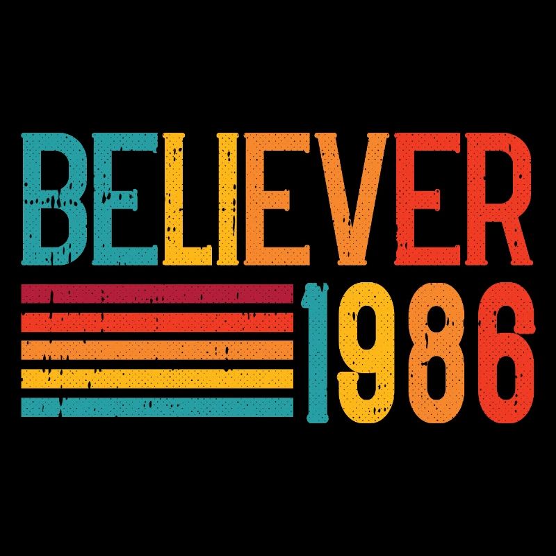 Believe 1986 Rainbow Retro