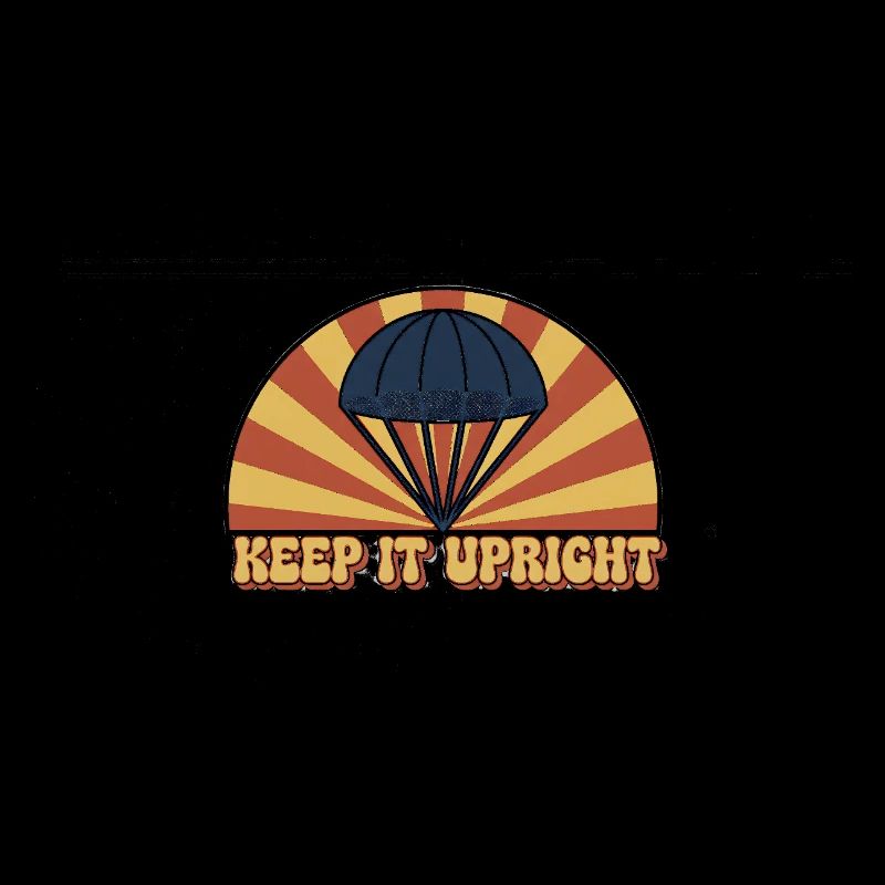 Keep It Upright Parachute Sunburst