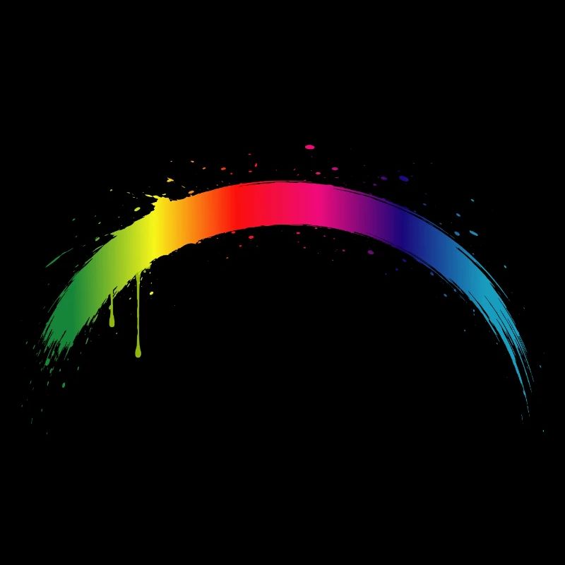 Rainbow Arc Gradient Splash Art