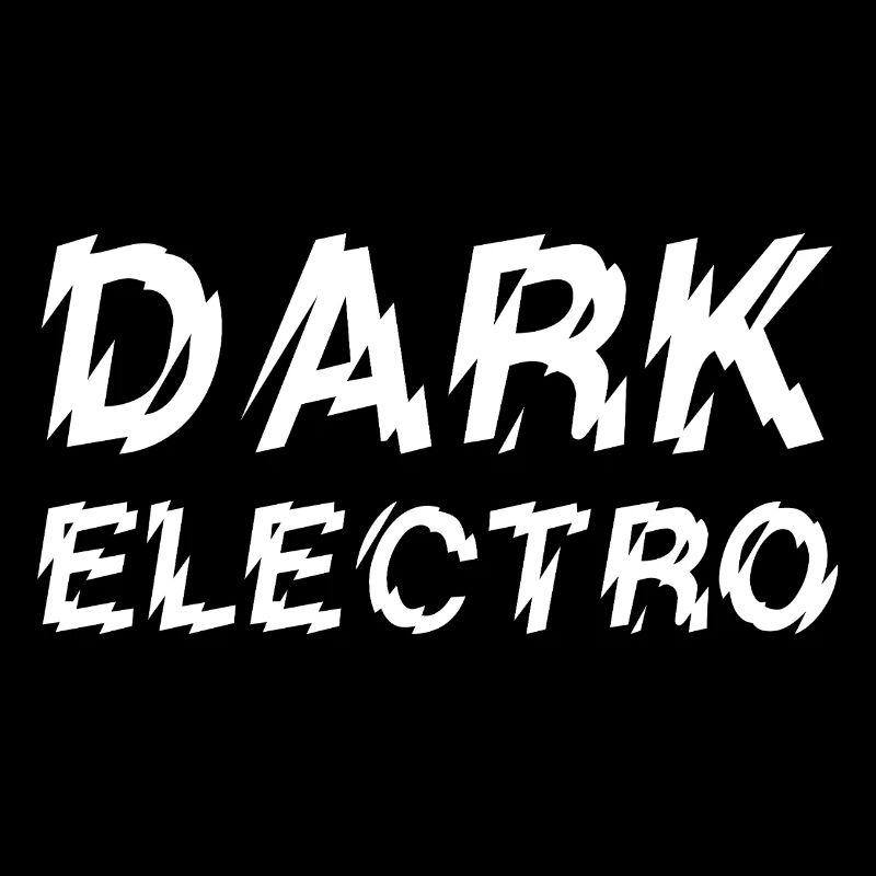 Dark Electro music typography logo design
