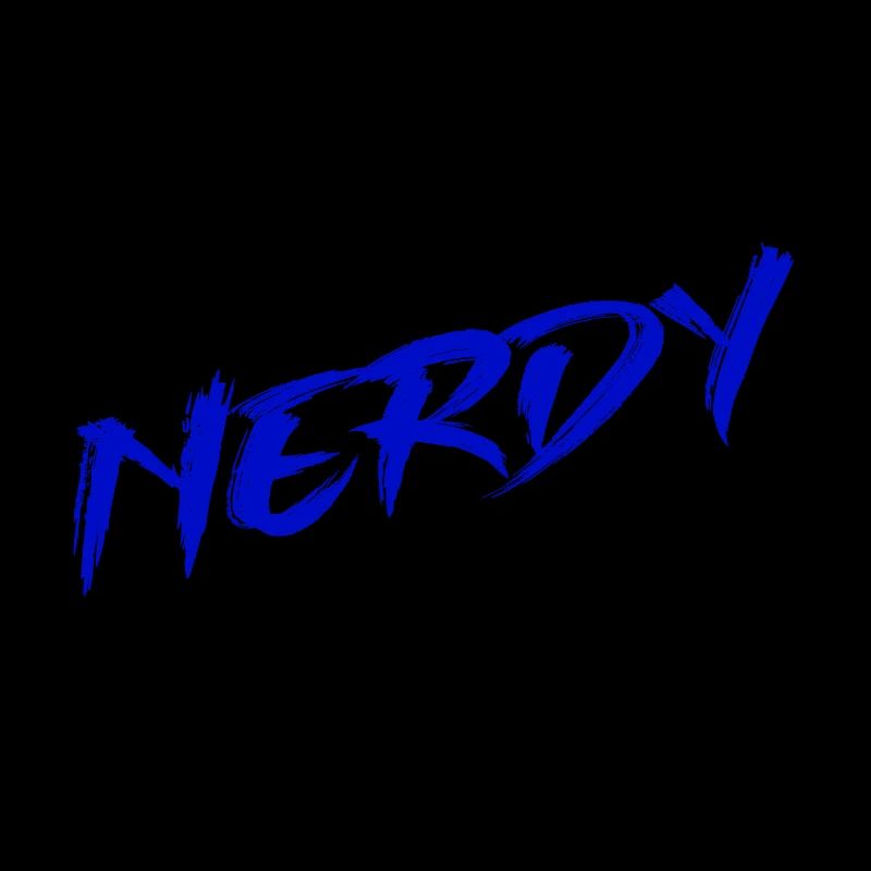 Nerd Graffiti Blue