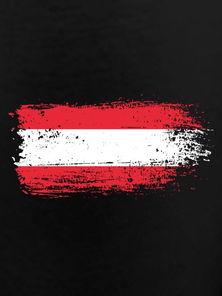 Austrian Brushstroke Flag