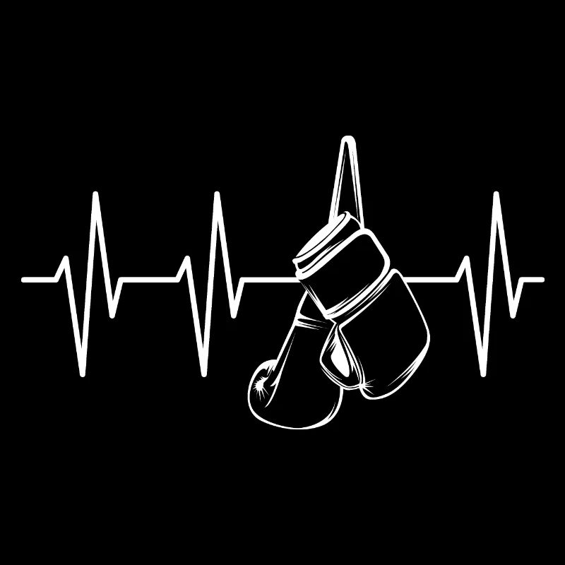 heartbeat boxing icon icon pulse boxer graphic