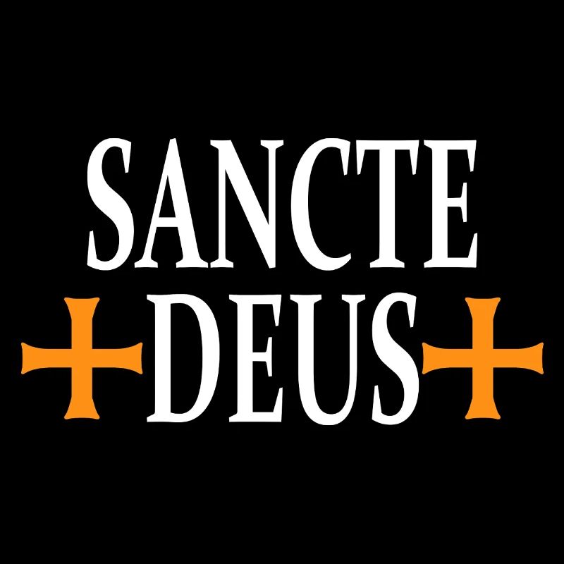 Croix Sancte Deus Conception Religieuse