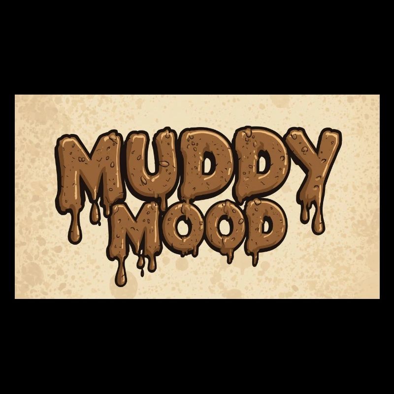 Muddy Mood Lettering Design