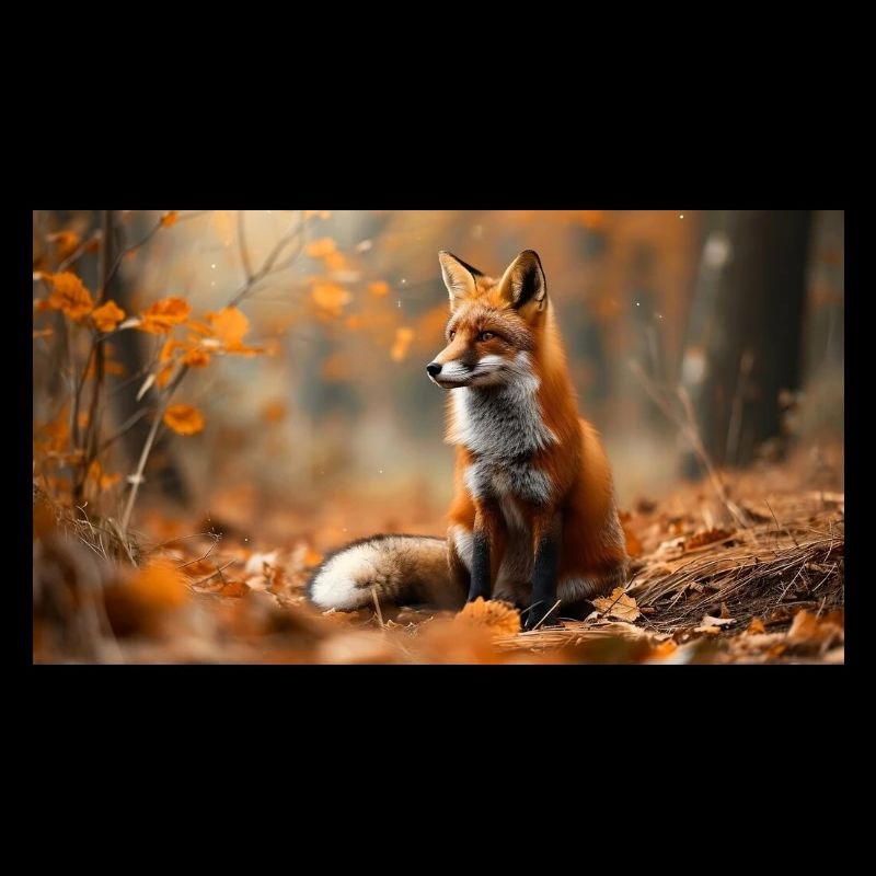 Fuchs im Herbst